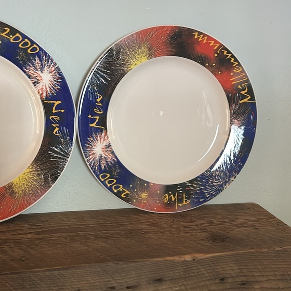 Set of 4 The 2000 New Millennium vintage plates - Picture 6 of 7